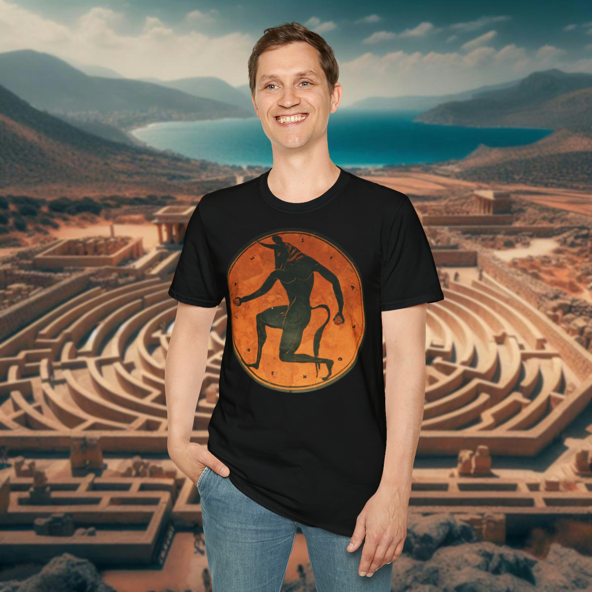 T-shirt minotaur son of crete 2 T-Shirt Minotaur Son of Crete