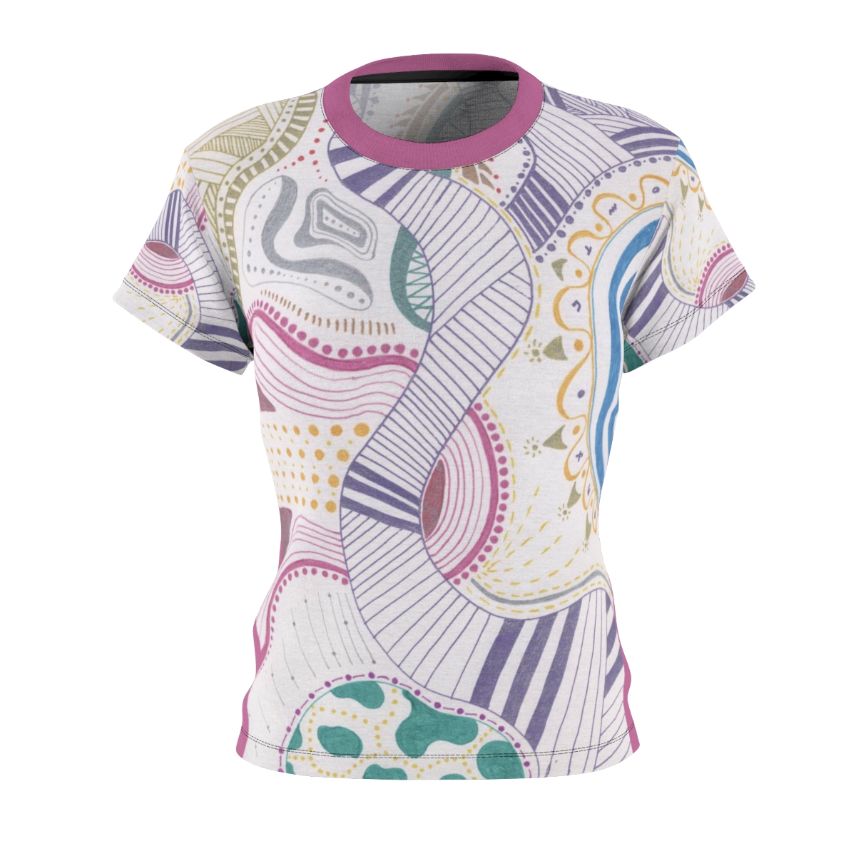 T-shirt path to eternity - maryqueen original hand-painted design 3 43088 19.jpg