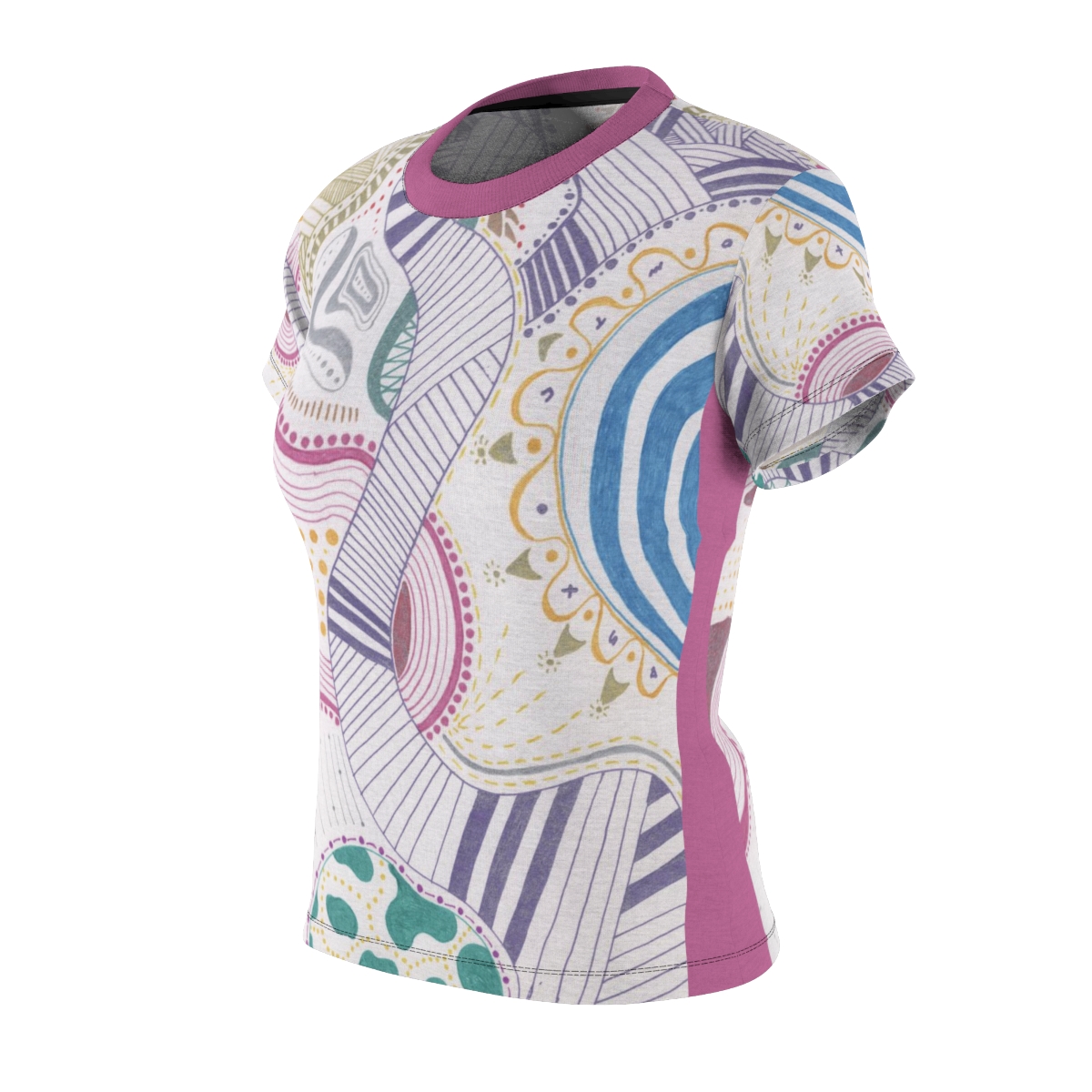 T-shirt path to eternity - maryqueen original hand-painted design 4 43088 20.jpg