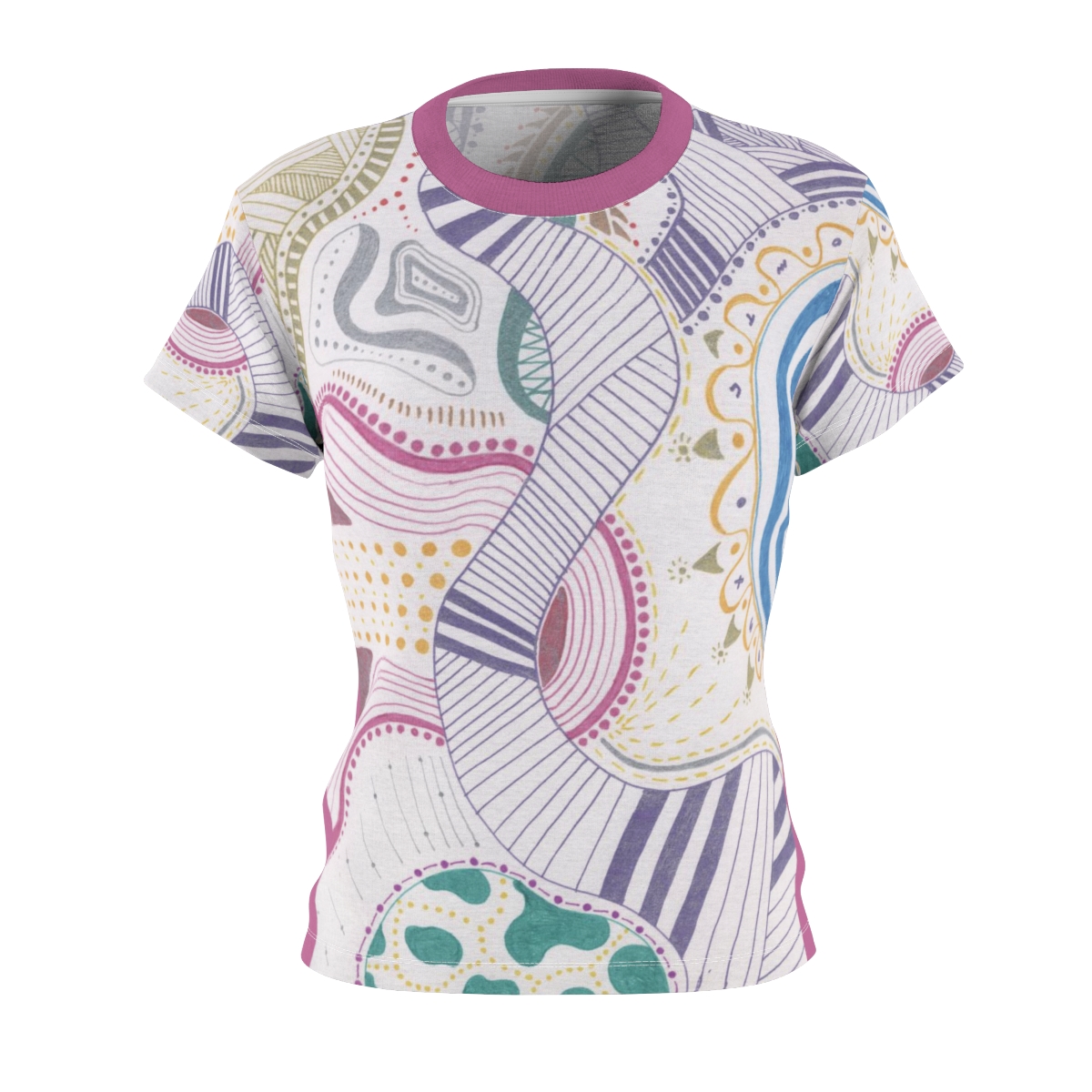 T-shirt path to eternity - maryqueen original hand-painted design 8 43090 24.jpg