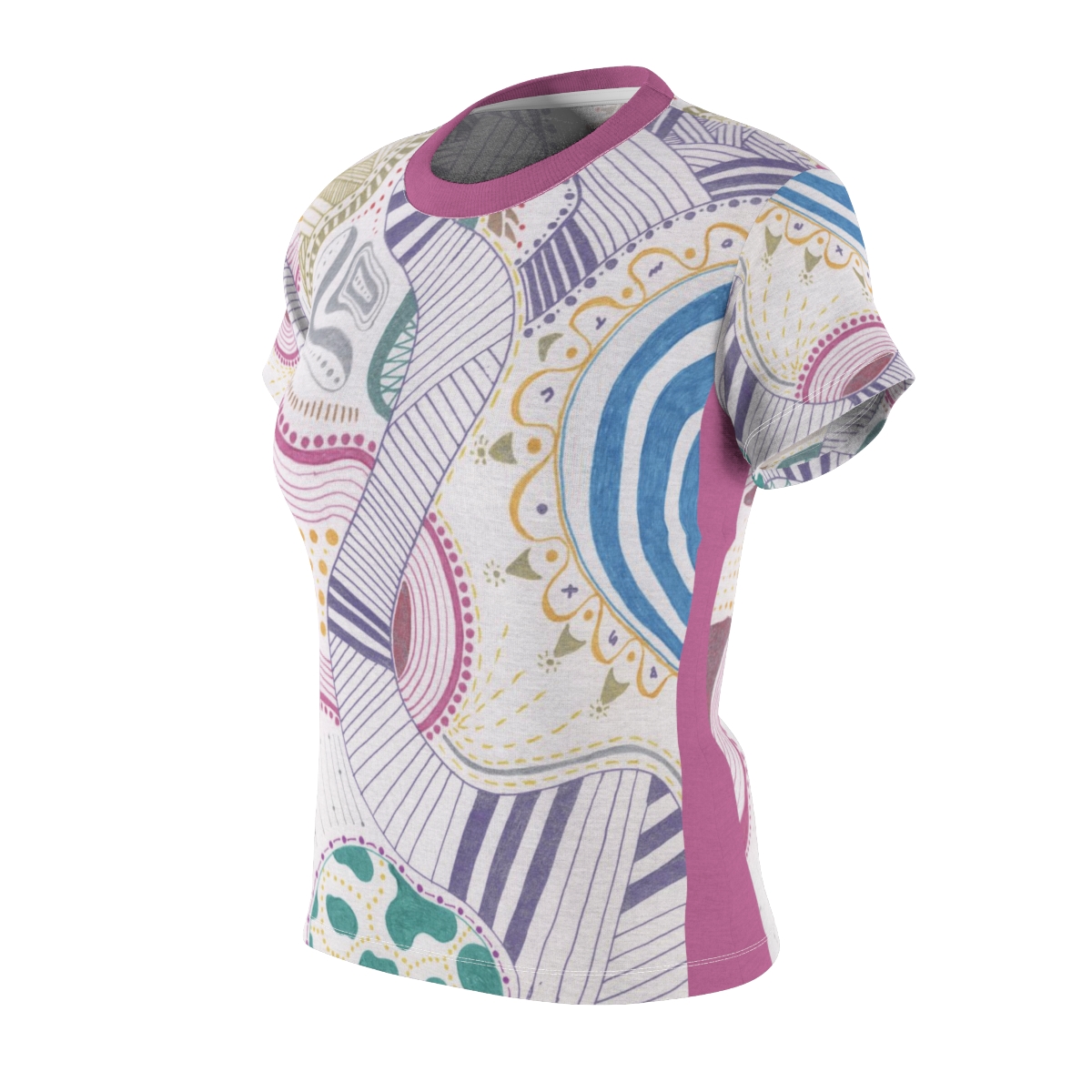 T-shirt path to eternity - maryqueen original hand-painted design 9 43090 25.jpg